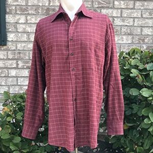 🐲💙Scott Barber Cotton Flannel Shirt